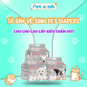Tã bỉm vệ sinh DIAPERS cao cấp siêu thấm hút đủ size cho thú cưng