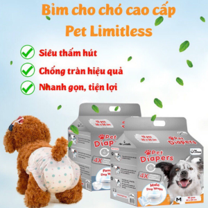 Tã bỉm vệ sinh DIAPERS cao cấp siêu thấm hút cho thú cưng đủ size